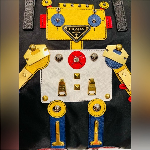 Auth Prada Robot Tote Limited Edition - Picture 3 of 8